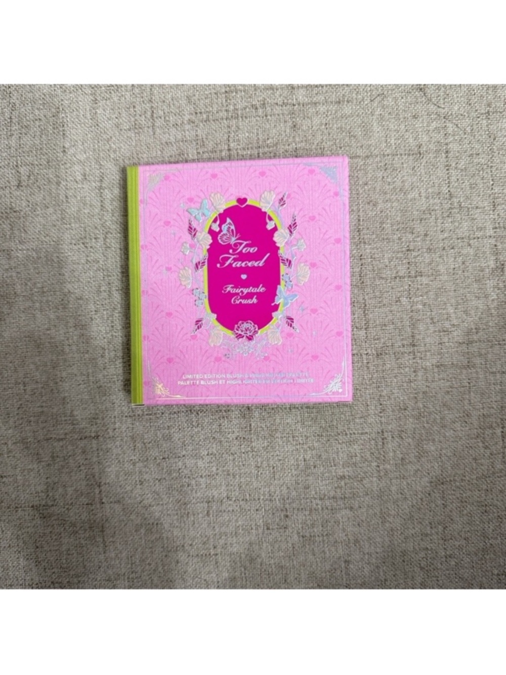 Too Faced Fairytale Crush Pink and Lime Eyeshadow Palette